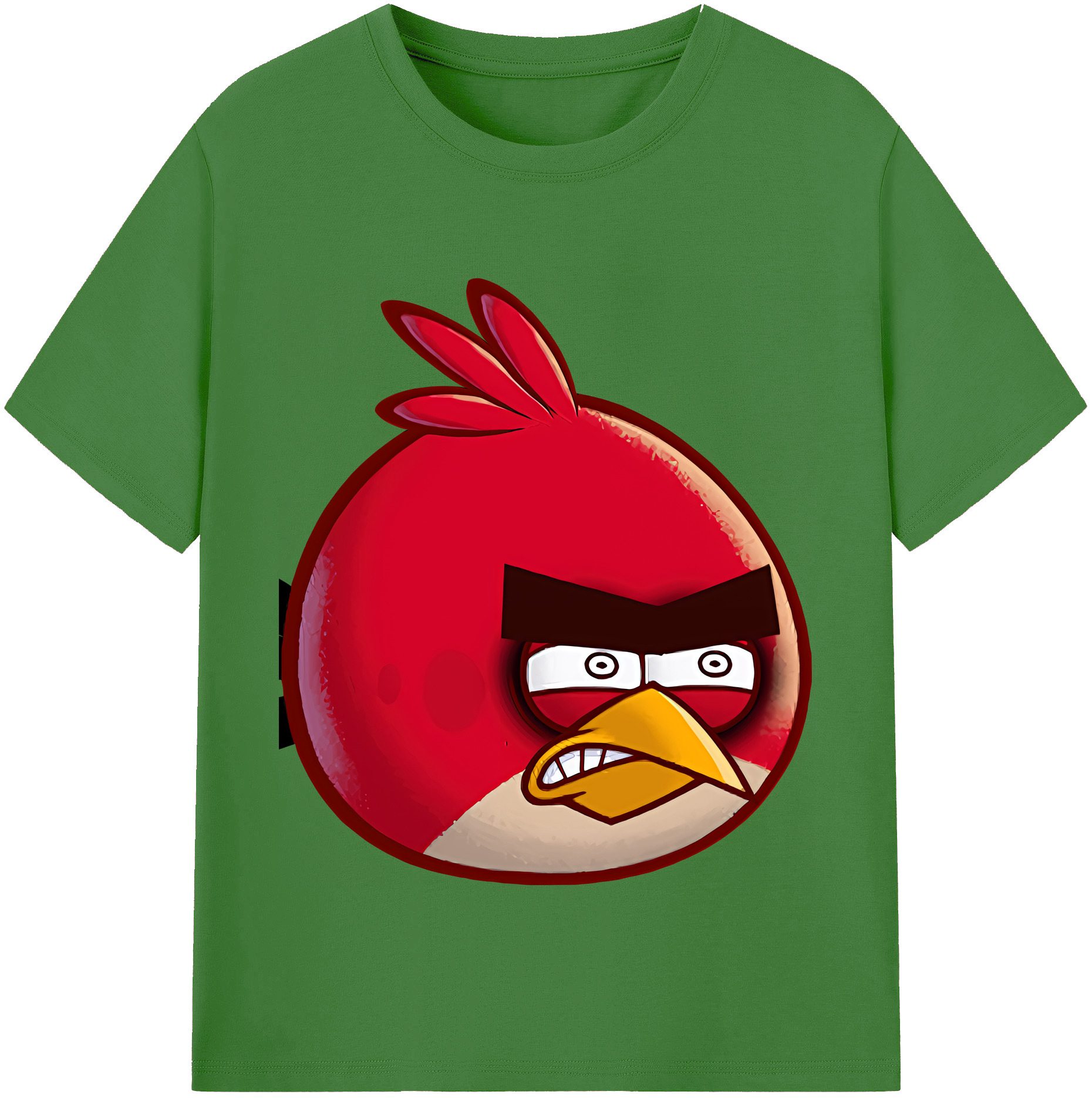 （画像用） Angry Birds アングリーバード レディースカジュアルプリントTシャツ（綿100％）